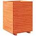 Fioriera Giardino Marrone Cera 50x50x72,5cm Legno Massello Pino - Foto miniatura 9