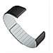 Cinturino Garmin Fenix, Cinturino Per Orologio Garmin In Silicone Magnetico Compatibile Con Fenix 8/7/6/5 Black+grey 26 Mm - Foto miniatura 6