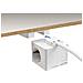 Presa di corrente Cube a 3 vie con chiusura a prova di bambino e caricatore USB PD 3.0 20 W, cavo da 1,5 m, bianco - Foto miniatura 5