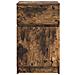 Comodini 2 pz Rovere Fumo 39x35x65 cm in Legno Multistrato - Foto miniatura 2