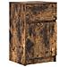 Comodini 2 pz Rovere Fumo 39x35x65 cm in Legno Multistrato - Foto miniatura 6