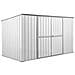 Casetta Deposito Lamiera Box In Acciaio Zincato 345x186cm X H1.92m - 98kg - 6.42mq - Bianco - Foto miniatura 7