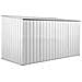 Casetta Deposito Lamiera Box In Acciaio Zincato 345x186cm X H1.92m - 98kg - 6.42mq - Bianco - Foto miniatura 9