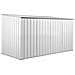 Casetta Deposito Lamiera Box In Acciaio Zincato 345x186cm X H1.92m - 98kg - 6.42mq - Bianco - Foto miniatura 4