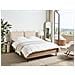 Letto Bouclé Limanton 140 X 200 Cm Beige - Foto miniatura 1