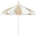 Ombrellone Da Esterno 245 Cm Minoa Bianco /beige - Foto miniatura 2