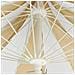 Ombrellone Da Esterno 245 Cm Minoa Bianco /beige - Foto miniatura 5
