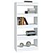 Lusso Casadino -  Libreria/divisorio Bianco 60x30x135 Cm In Legno Multistrato - Foto miniatura 3