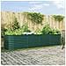 Letto da Giardino Rialzato Verde 400x80x81 cm in Acciaio Zincato - Foto miniatura 2