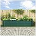 Letto da Giardino Rialzato Verde 400x80x81 cm in Acciaio Zincato - Foto miniatura 4