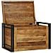 Scatola di Stoccaggio 80x50x50 cm Legno Massello di Acacia - Foto miniatura 2