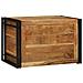 Scatola di Stoccaggio 80x50x50 cm Legno Massello di Acacia - Foto miniatura 3