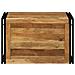 Scatola di Stoccaggio 80x50x50 cm Legno Massello di Acacia - Foto miniatura 5