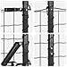 Euro Fence con 7 Paletti a Punta 1,6x10 m in Acciaio Zincato Grigio - Foto miniatura 7