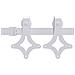 Set di Porte Scorrevoli  con Kit di Hardware Bianco 83x211 cm Legno Massello di Pino, Porta Interna  con Vetro 'ORKDAL'Bianca 83x211x4 cm - Foto miniatura 7