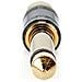 Adattatore Audio Mono Da 6,35 Mm Maschio A Rca Femmina, Nero / Oro - Foto miniatura 2
