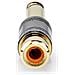 Adattatore Audio Mono Da 6,35 Mm Maschio A Rca Femmina, Nero / Oro - Foto miniatura 4