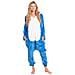 Pigiama Da Donna Tuta Kigurumi Onesie Costume Squalo Blu 175-185 Xl - Foto miniatura 5