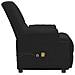 Poltrona Alzapersona Massaggiante Nera in Scamosciato - Foto miniatura 6