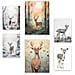 Set Di 4 Stampe Di Disegni E Schizzi Di Una Linea. Faces Man 3 Poster Nordico Volti, Corpi Nudi Naturale. Box A Un Solo Colpo Cornice Nera A4 - Foto miniatura 1