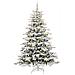 Albero di Natale Artificiale con Rami Pieghevoli Bianco 240 cm - Foto miniatura 3