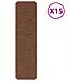 Tappetini Antiscivolo per Scale 15 pcs Giallo 75 x 20 cm PP - Foto miniatura 1