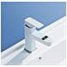 Rubinetto per lavabo da bagno, Blackswan, tipo M211, modello bianco, con display LCD, dimensioni 17,5 cm - Foto miniatura 3