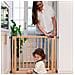Safetots Cancelletto Elegance In Legno, Naturale, 79cm - 87cm, Cancelletto Di Sicurezza A Pressione, Passaggio Extra Largo Di 57cm - Foto miniatura 2