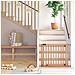 Safetots Cancelletto Elegance In Legno, Naturale, 79cm - 87cm, Cancelletto Di Sicurezza A Pressione, Passaggio Extra Largo Di 57cm - Foto miniatura 3