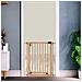 Safetots Cancelletto Elegance In Legno, Naturale, 79cm - 87cm, Cancelletto Di Sicurezza A Pressione, Passaggio Extra Largo Di 57cm - Foto miniatura 4