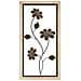 Decorazione In Metallo 3d Fiori 46-marrone-metallo-30x2,5x60 Cm - Foto miniatura 1