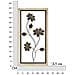 Decorazione In Metallo 3d Fiori 46-marrone-metallo-30x2,5x60 Cm - Foto miniatura 6