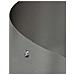 Anello per vaso Argento 80 x 80 x 20 cm Acciaio inossidabile - Foto miniatura 7