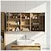 Set di Armadi da Bagno con porta 3 pcs 110 x 10,5 x 60,5 cm - Foto miniatura 2