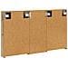 Set di Armadi da Bagno con porta 3 pcs 110 x 10,5 x 60,5 cm - Foto miniatura 9