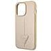 Guess Guhcp13lpsatle Custodia Per Iphone 13 Pro / 13 6,1 In Sabbia /sabbia Con Logo Saffianotriangle - Foto miniatura 4