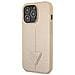 Guess Guhcp13lpsatle Custodia Per Iphone 13 Pro / 13 6,1 In Sabbia /sabbia Con Logo Saffianotriangle - Foto miniatura 7