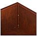 Vaso da giardino Ruggine 80 x 80 x 20 cm Acciaio Corten - Foto miniatura 6