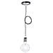 MT3201900 - Lampada con filo bianco e nero con una luce - Foto miniatura 1