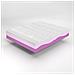 Materasso alla Francese 140x200, alto 26 cm - Memory, Gel Relaxa, Sfoderabile, Rivestimento Aloe Vera | Prime - Foto miniatura 4