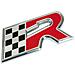 Emblema Cromato Bandiera+r - Foto miniatura 1