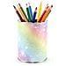 Portapenne Arcobaleno Include 12 Matite Colorate Triangolari, Portamatite Da Scrivania Per Ragazze E Ragazzi, Organizer - Foto miniatura 1