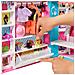 Barbie l'armadio dei sogni 60 cm con 10 aree per accessori con Bambola Barbie Bionda - Foto miniatura 5