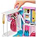 Barbie l'armadio dei sogni 60 cm con 10 aree per accessori con Bambola Barbie Bionda - Foto miniatura 6