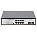 8 Port Gigabit Poe Sw. 2xuplink 8xrj45 (6xpoe) +2sfp 802.3af / At / Bt - Foto miniatura 2