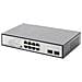 8 Port Gigabit Poe Sw. 2xuplink 8xrj45 (6xpoe) +2sfp 802.3af / At / Bt - Foto miniatura 1