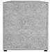 Mobile Porta TV Grigio Cemento 120x34x37cm in Legno Multistrato - Foto miniatura 4