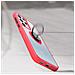 Cover Samsung Galaxy S21 Ultra Anello In Metallo Funzione Supporto Rosso - Foto miniatura 3