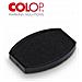 Cuscinetto Ov44 Nero Ovale Tampone Di Ricambio Per Timbro Colop Ov40 Misura 28x44mm - Foto miniatura 2