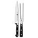 Coltello set Arrosto in Acciaio Lunghezza 20 cm Colore Nero e Argento - Linea Professional S - Foto miniatura 1